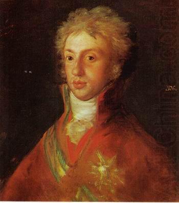 Francisco de Goya Portrait of Luis de Etruria china oil painting image